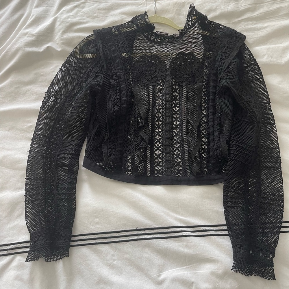 For love and lemons lace top